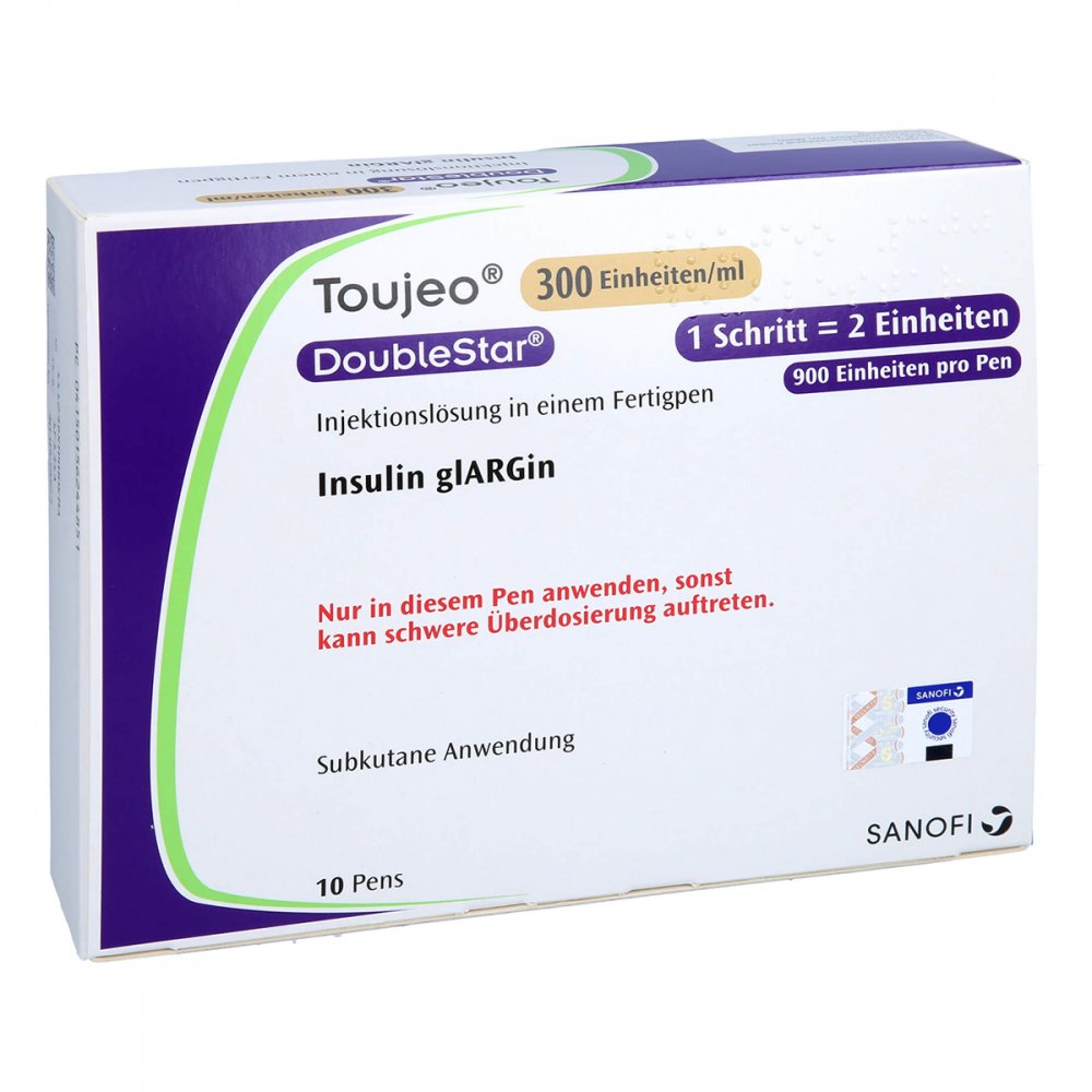 Toujeo 300 E/Ml Doublestar Inj.-Lsg.I.E.Fertigpen (10X3 ml)