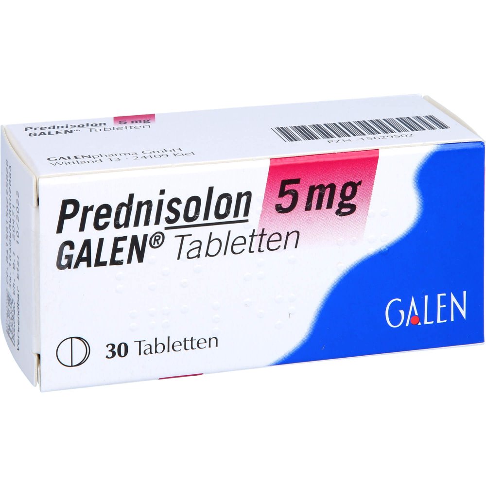 Prednisolon 5 Mg Galen Tabletten (30 stk)