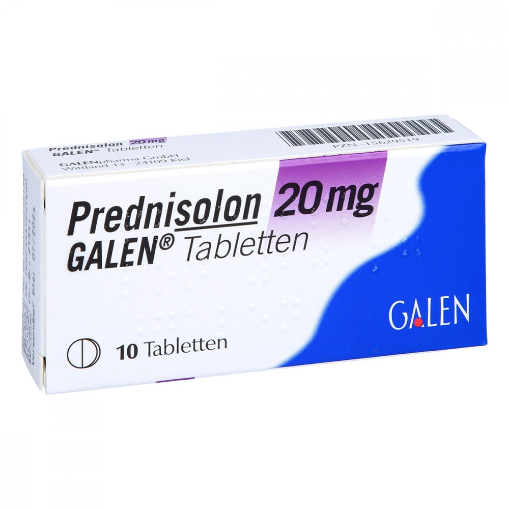 Prednisolon 20 Mg Galen Tabletten (10 stk)