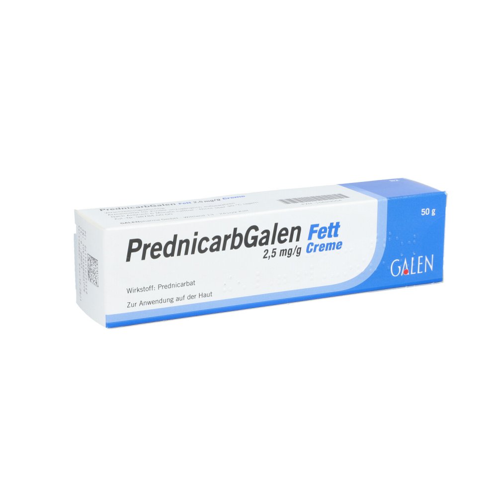 Prednicarbgalen Fett 2,5 Mg/G Creme (50 g)