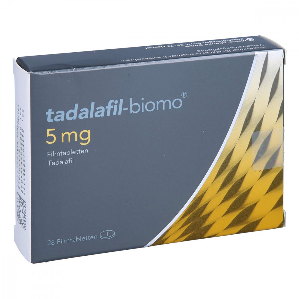 Tadalafil-Biomo 5 Mg Filmtabletten (28 stk)