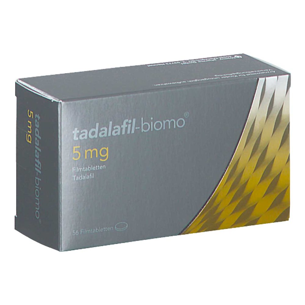 Tadalafil-Biomo 5 Mg Filmtabletten (56 stk)