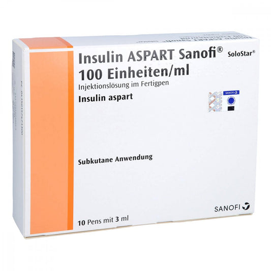 Insulin Aspart Sanofi 100 E/Ml Ilo I.Fertigpen Sol (10X3 ml)
