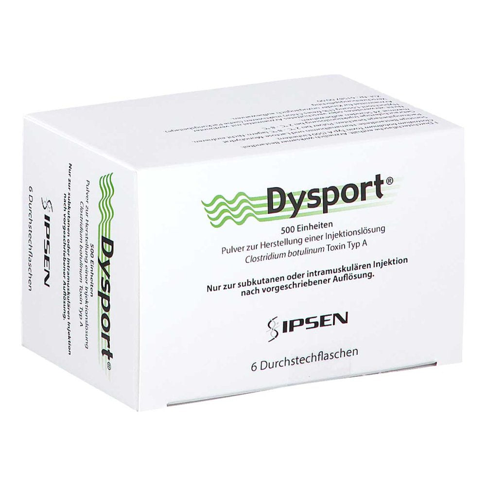 Dysport 500 Einheiten Pulver Z.Herst.E.Inj.-Lsg. (6 stk)
