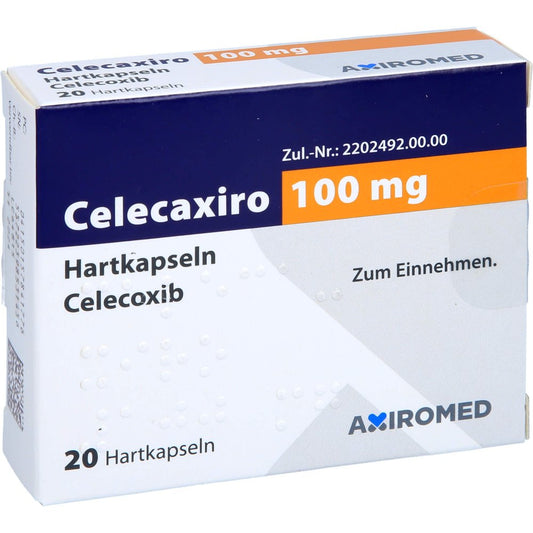 Das Produktfoto zeigt Celecaxiro 100 Mg Hartkapseln (20 stk) PZN 15784177