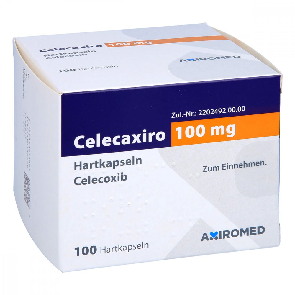 Das Produktfoto zeigt Celecaxiro 100 Mg Hartkapseln (100 stk) PZN 15784208