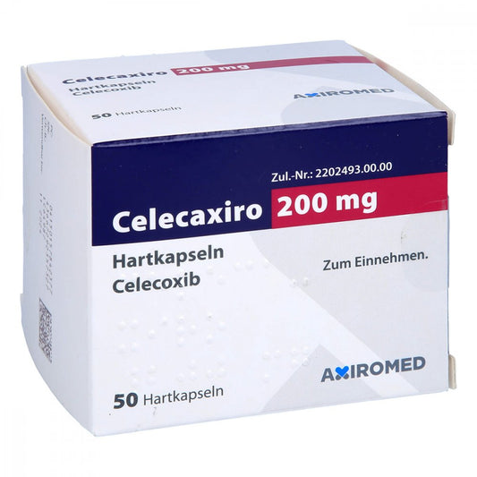 Das Produktfoto zeigt Celecaxiro 200 Mg Hartkapseln (50 stk) PZN 15784237