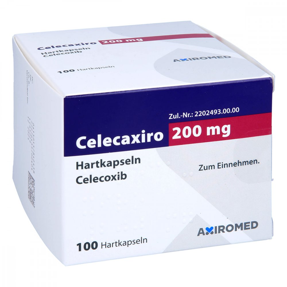 Das Produktfoto zeigt Celecaxiro 200 Mg Hartkapseln (100 stk) PZN 15784243