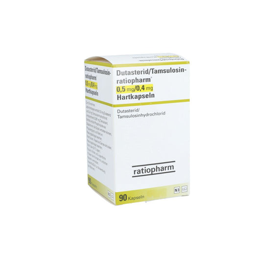 Dutasterid/Tamsulosin-Ratio 0,5mg/0,4mg Hartkaps. (90 stk)