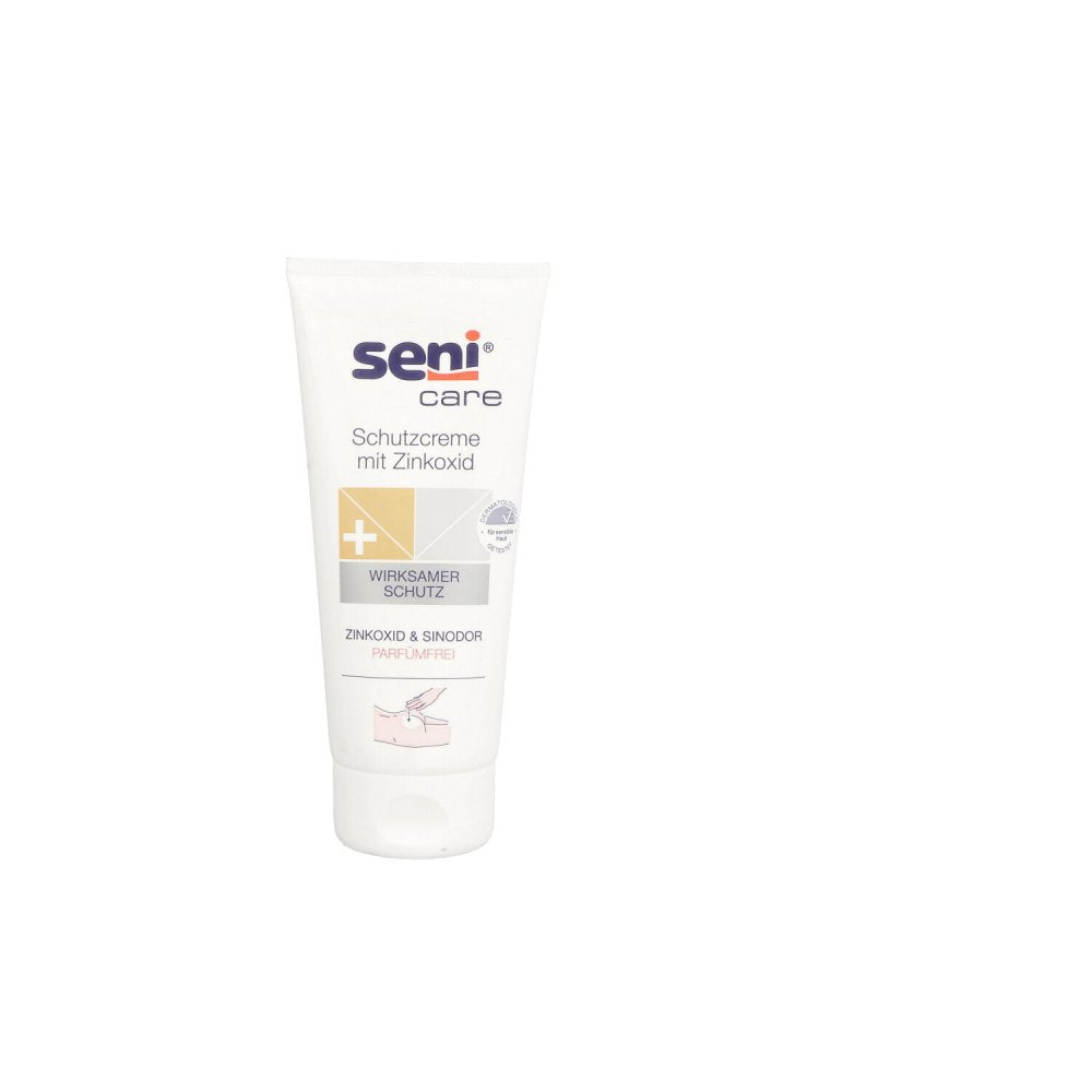 Das Produktfoto zeigt Seni Care Hautschutzcreme Mit Zinkoxid Parfümfrei (200 ml) PZN 15815280