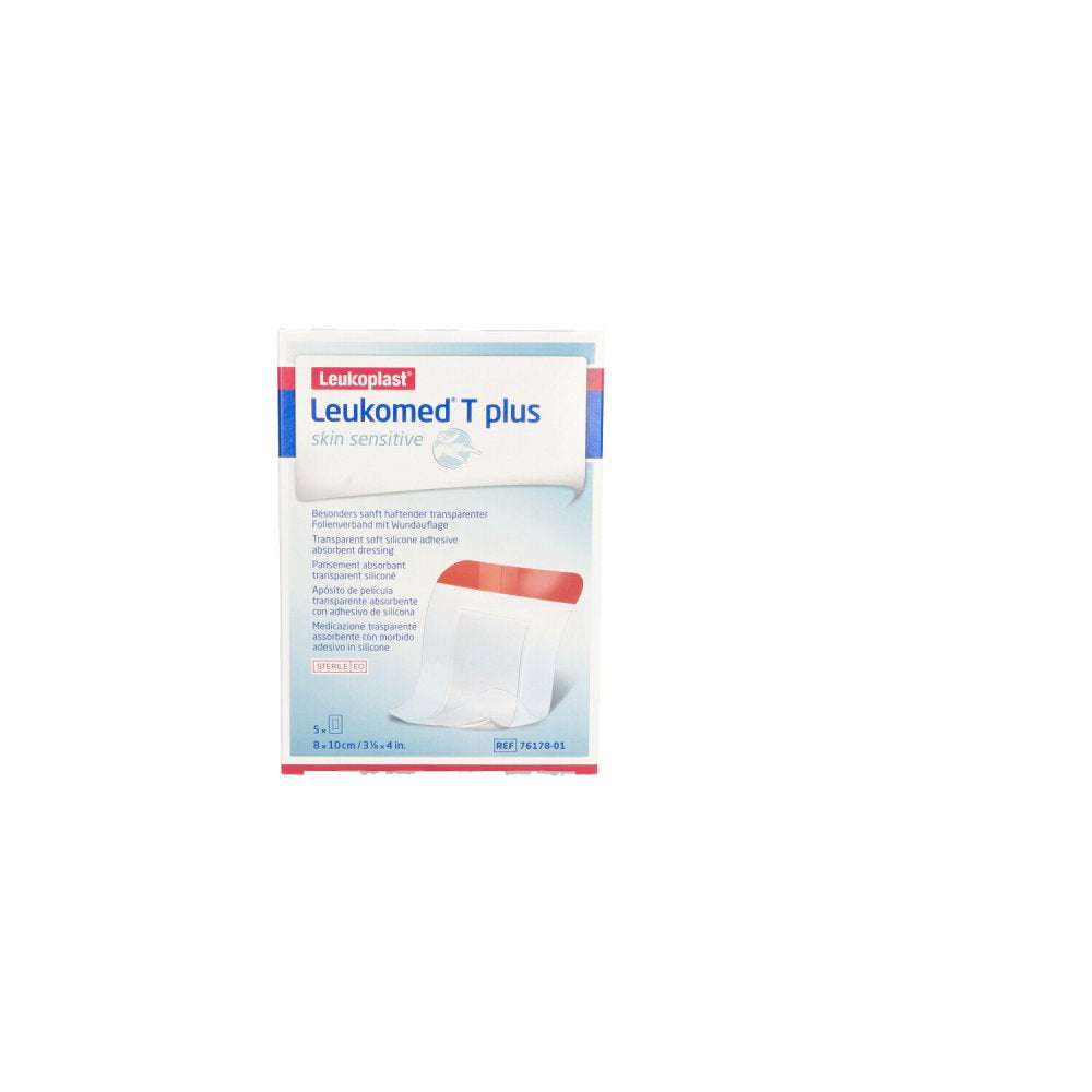 Leukomed T Plus Skin Sensitive Steril 8x10 Cm (5 stk)