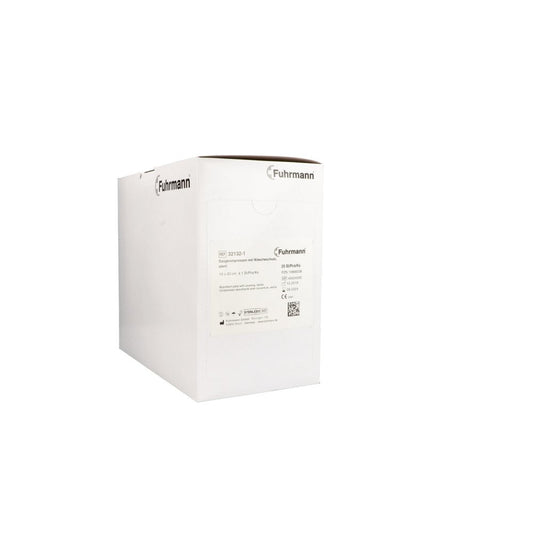 Das Produktfoto zeigt Saugkompressen Steril 10x20 Cm Mit Wäscheschutz (25 stk) PZN 15866538
