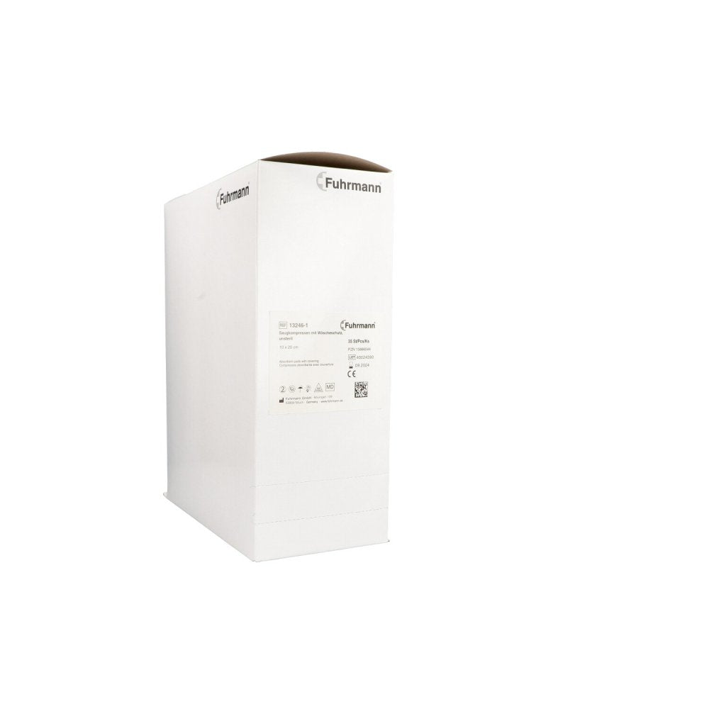 Saugkompressen Unsteril 10x20 Cm Mit Wäscheschutz (35 stk)