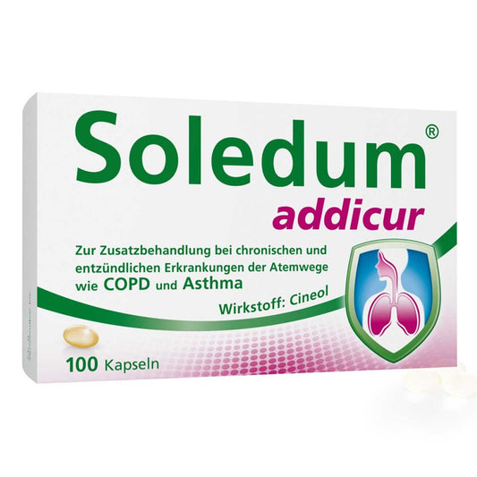 Soledum Addicur 200 Mg Magensaftres.Weichkapseln (100 stk)