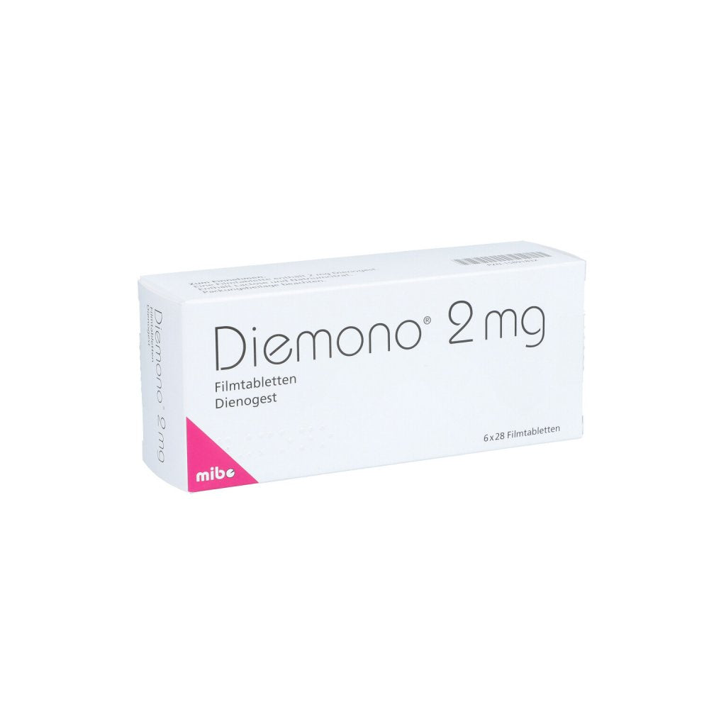 Das Produktfoto zeigt Diemono 2 Mg Filmtabletten (6X28 stk) PZN 15891832