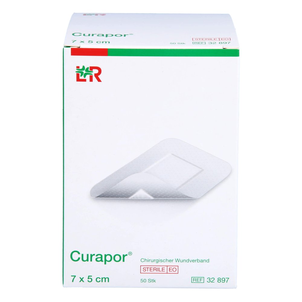 Curapor Wundverband Steril 5x7 Cm (50 stk)