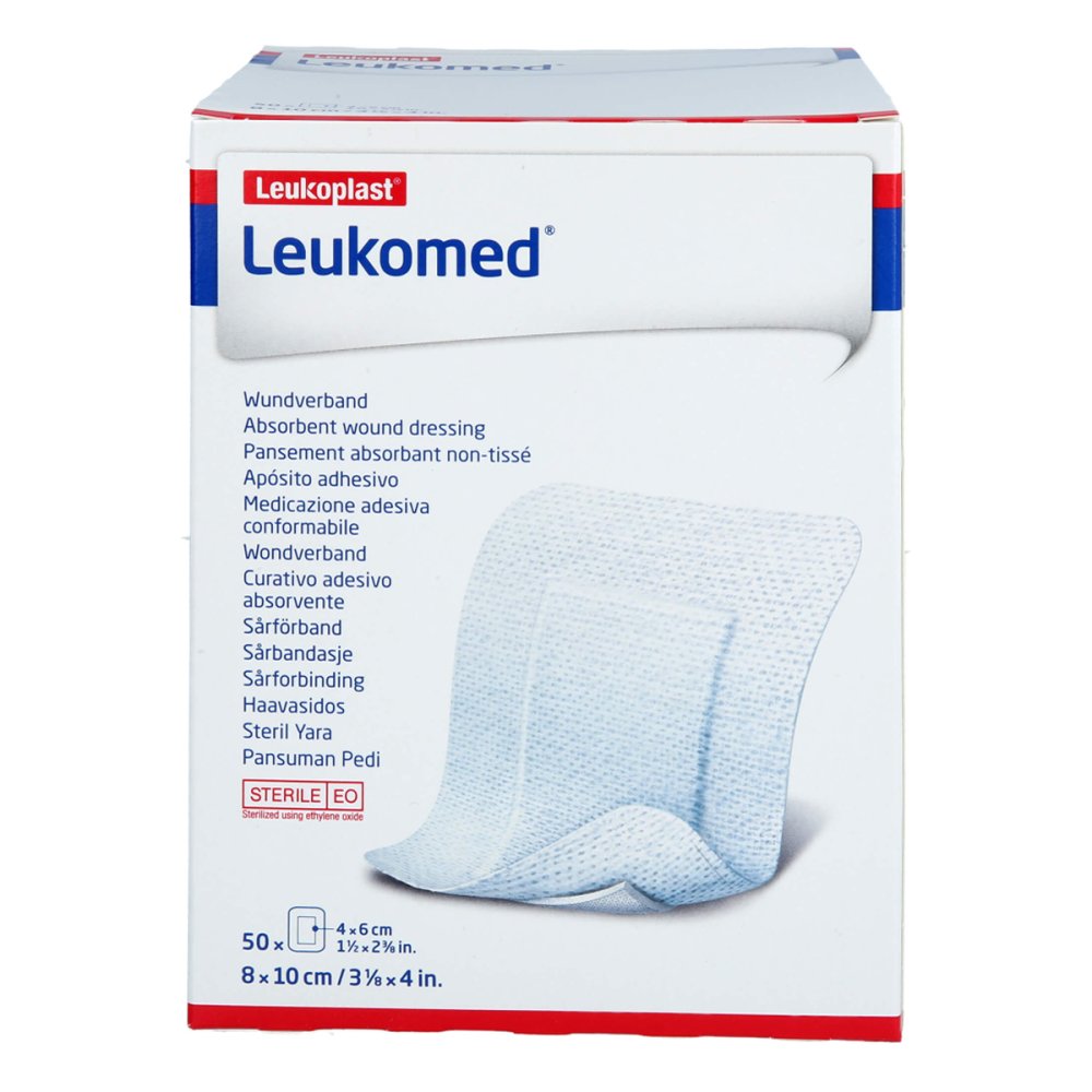 Leukomed Sterile Pflaster 8x10 Cm (50 stk)