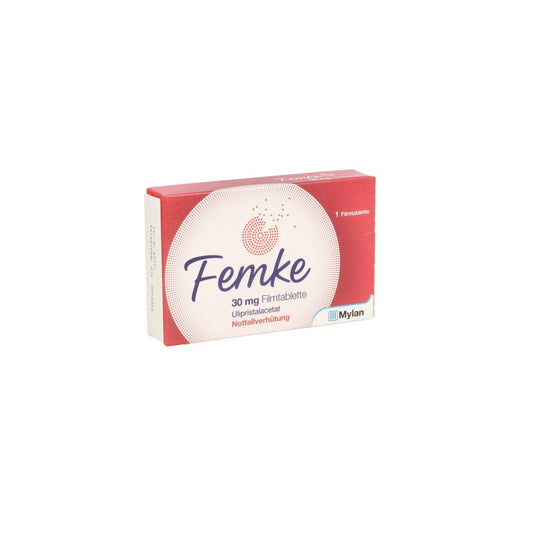 Das Produktfoto zeigt Femke 30 Mg Filmtabletten (1 stk) PZN 16007263