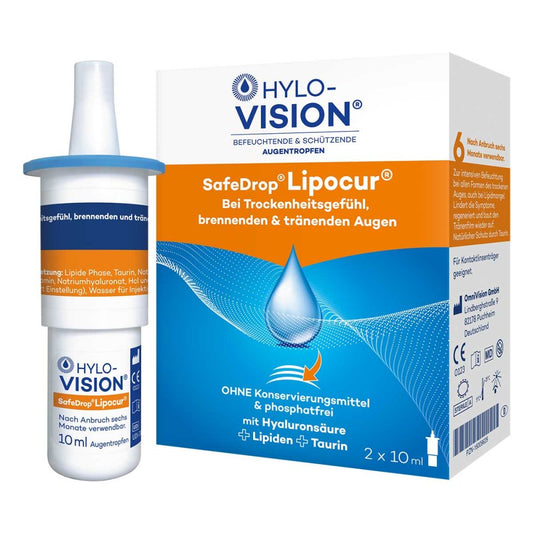 Hylo-Vision Safedrop Lipocur Augentropfen (2X10 ml)