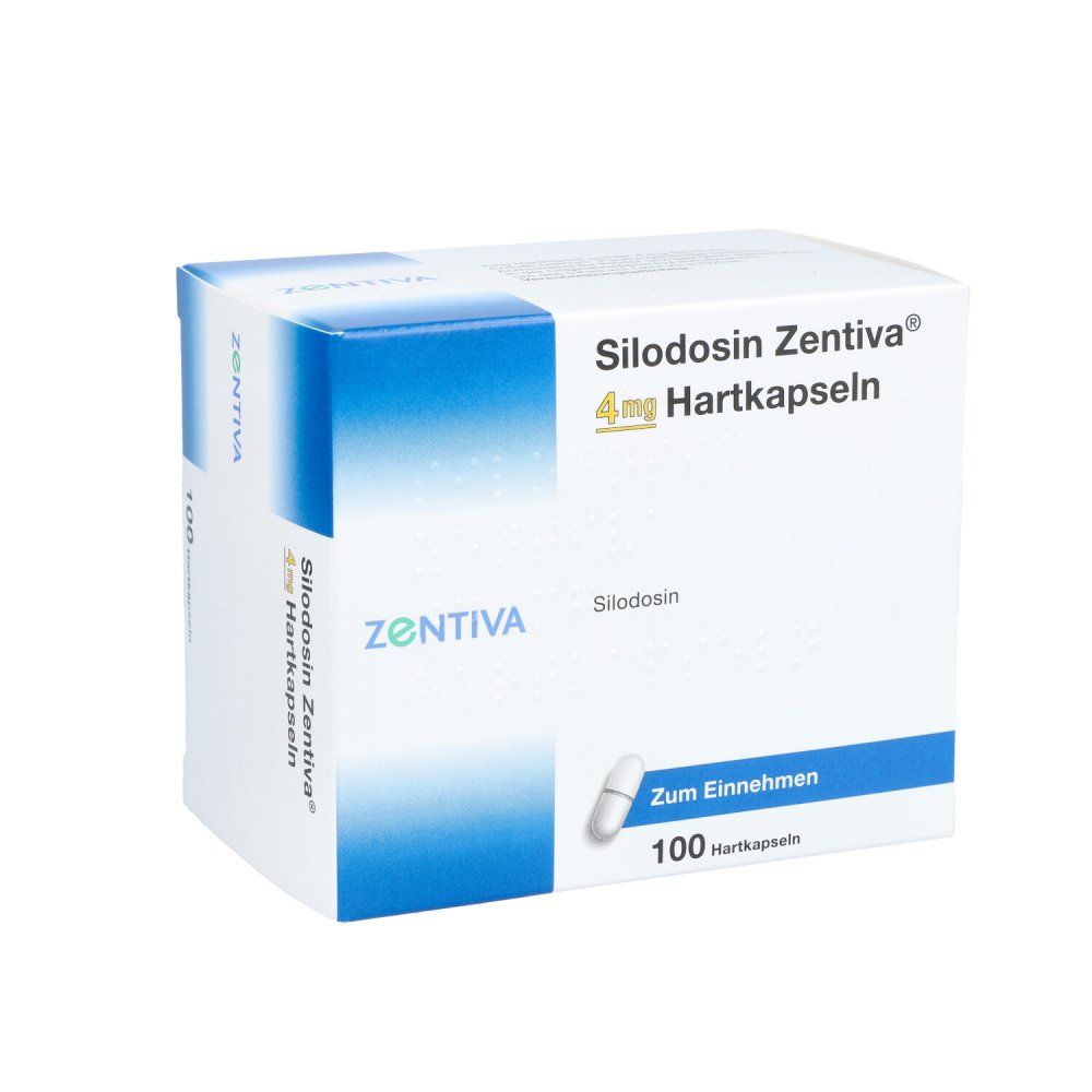 Das Produktfoto zeigt Silodosin Zentiva 4 Mg Hartkapseln (100 stk) PZN 16010271