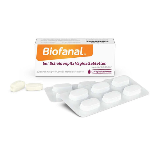 Biofanal Bei Scheidenpilz 100 000 I.E. Vaginaltab. (12 stk)