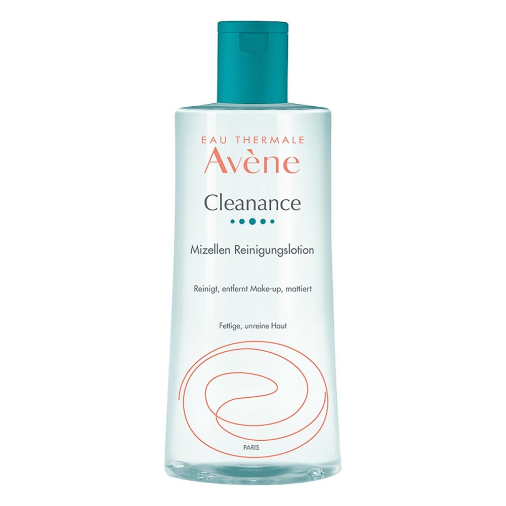 Das Produktfoto zeigt Avene Cleanance Mizellen Reinigungslotion (400 ml) PZN 16021441