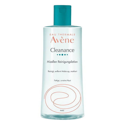 Das Produktfoto zeigt Avene Cleanance Mizellen Reinigungslotion (400 ml) PZN 16021441