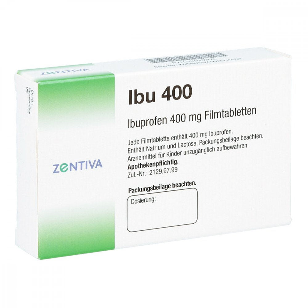 Das Produktfoto zeigt Ibu 400 (10 stk) PZN 16033303