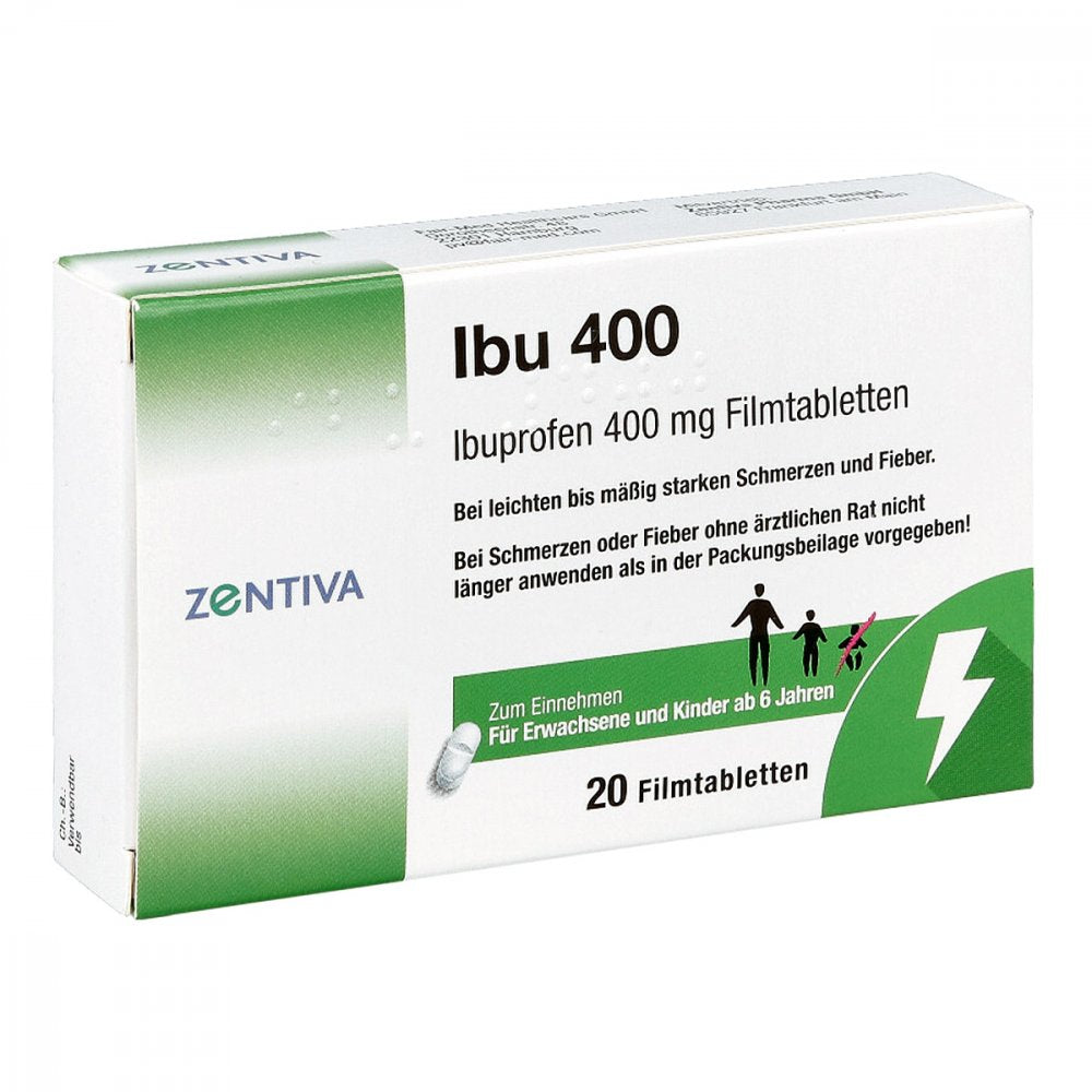 Das Produktfoto zeigt Ibu 400 (20 stk) PZN 16033326
