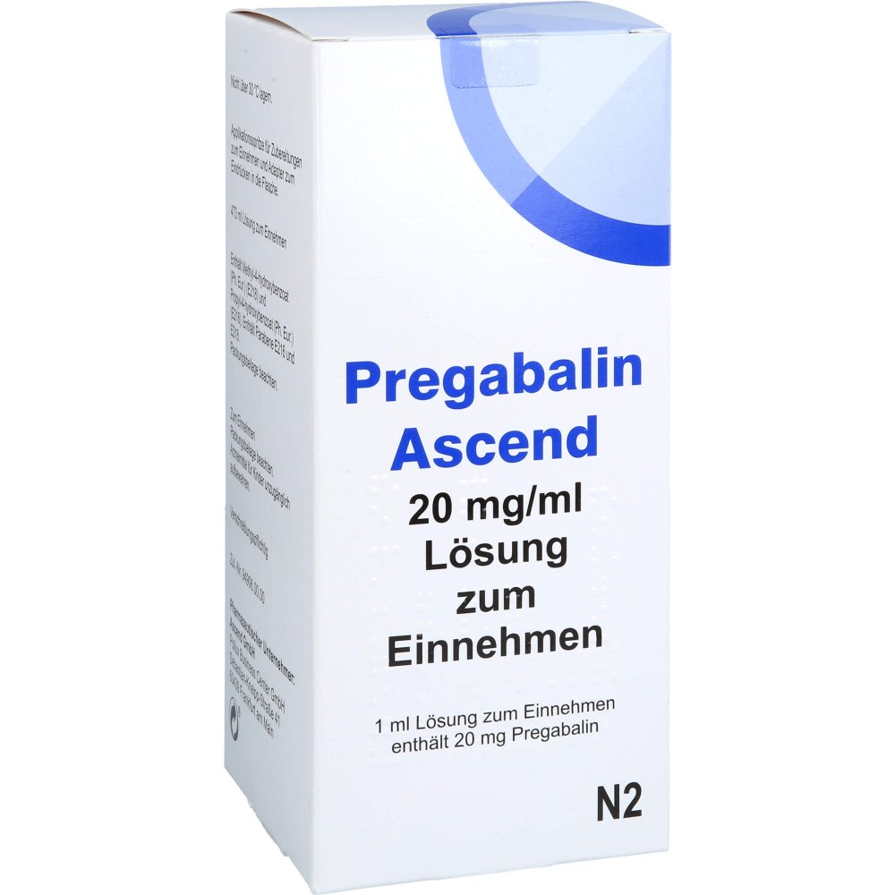 Pregabalin Ascend 20 Mg/Ml Lösung Zum Einnehmen (473 ml)