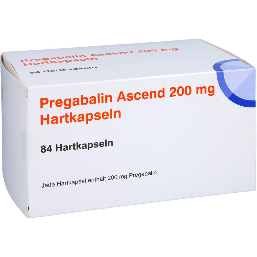 Pregabalin Ascend 200 Mg Hartkapseln (84 stk)