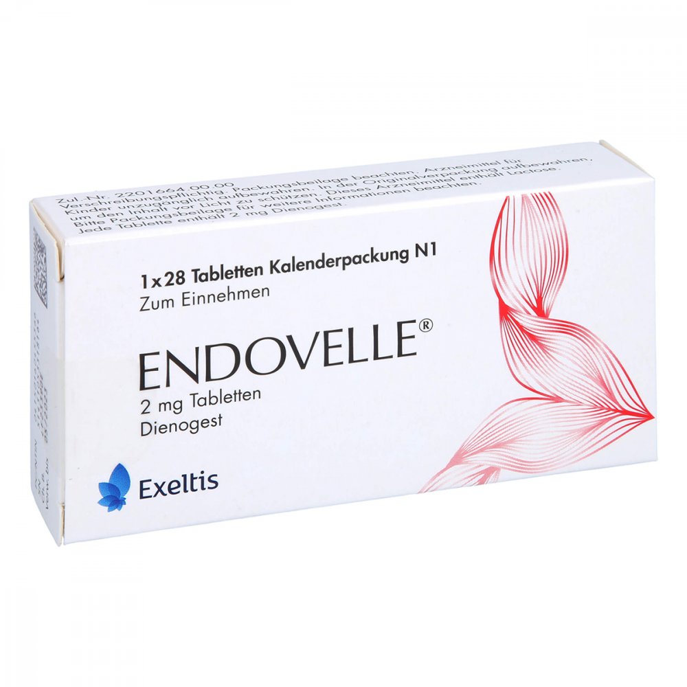 Das Produktfoto zeigt Endovelle 2 Mg Tabletten (28 stk) PZN 16045536