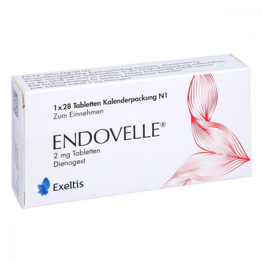 Das Produktfoto zeigt Endovelle 2 Mg Tabletten (28 stk) PZN 16045536