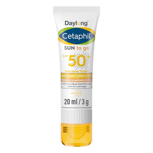 Das Produktfoto zeigt Cetaphil Sun Daylong Sun Stick To Go (20 ml) PZN 16060205