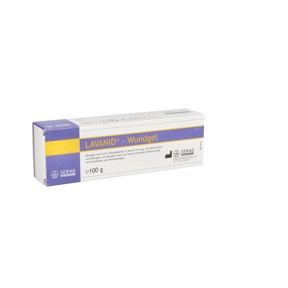 Das Produktfoto zeigt Lavanid Wundgel (100 g) PZN 16123905
