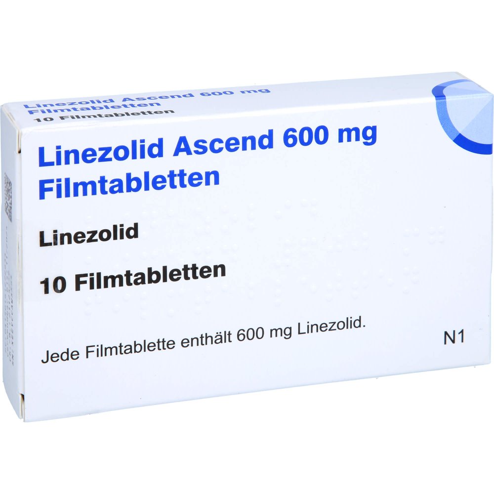 Linezolid Ascend 600 Mg Filmtabletten (10 stk)