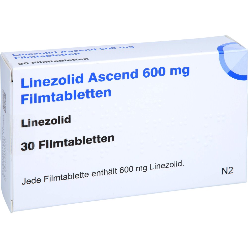 Linezolid Ascend 600 Mg Filmtabletten (30 stk)