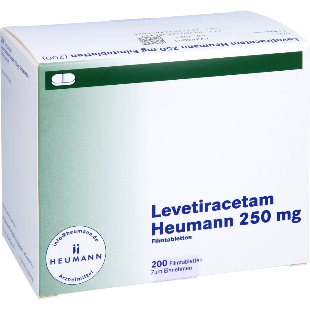 Levetiracetam Heumann 250 Mg Filmtabletten (200 stk)