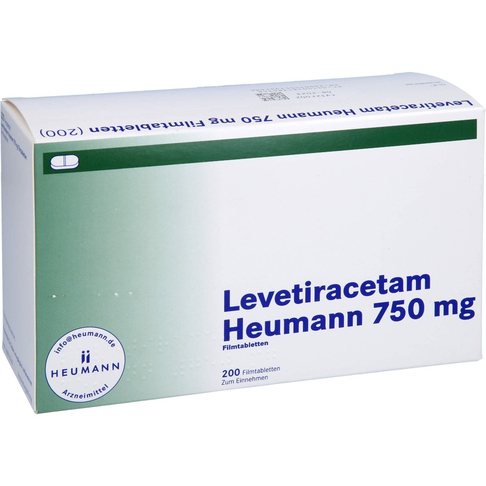 Levetiracetam Heumann 750 Mg Filmtabletten (200 stk)