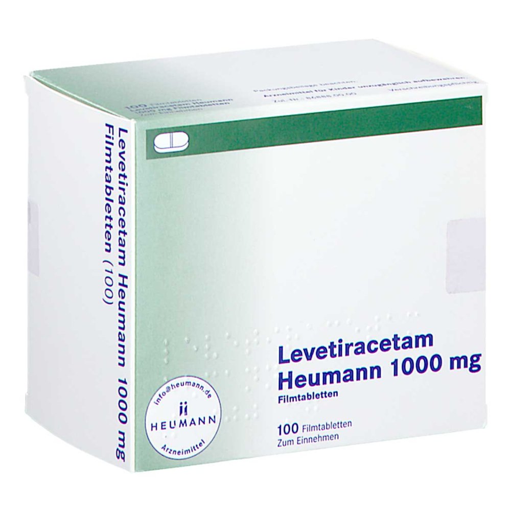 Levetiracetam Heumann 1000 Mg Filmtabletten (100 stk)