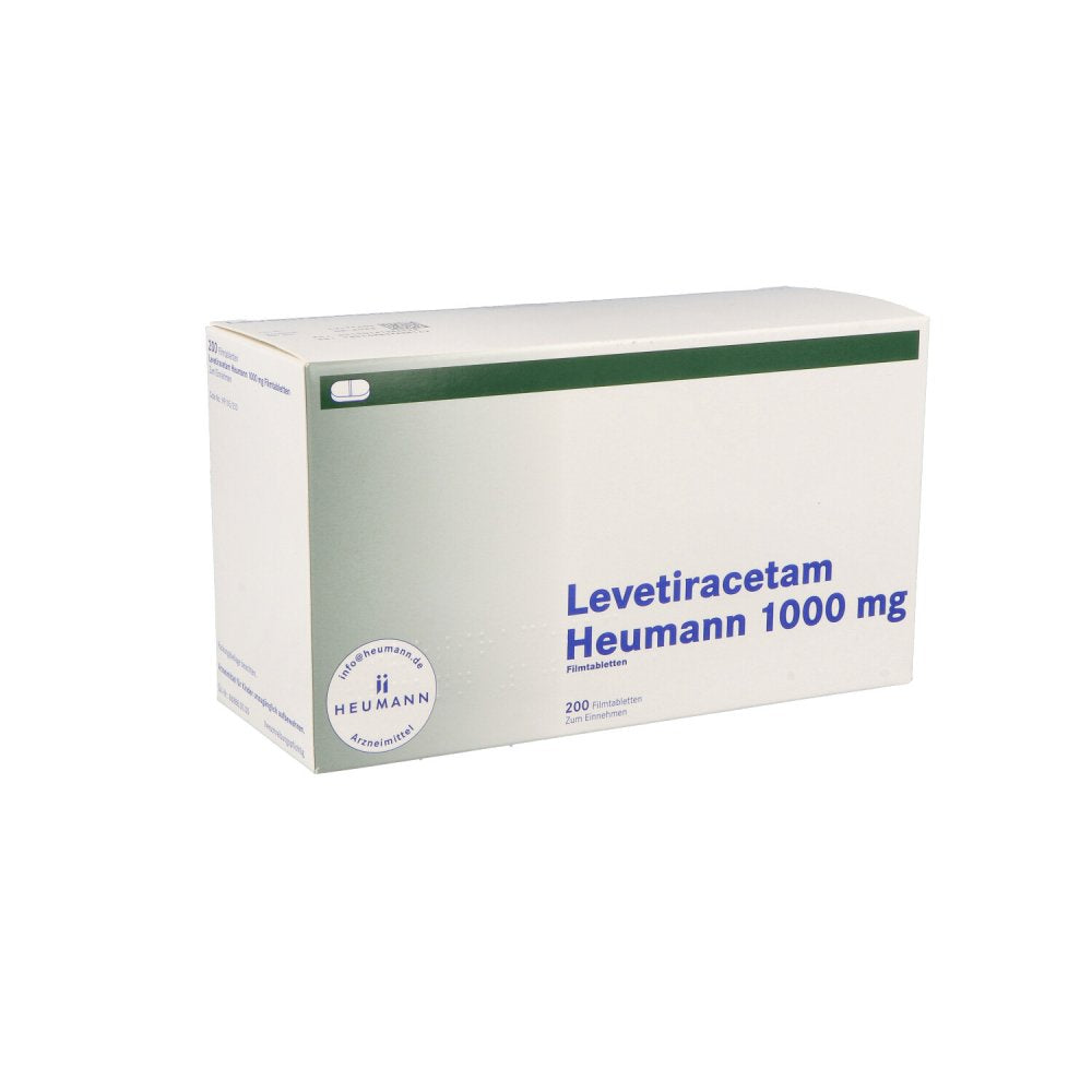 Levetiracetam Heumann 1000 Mg Filmtabletten (200 stk)