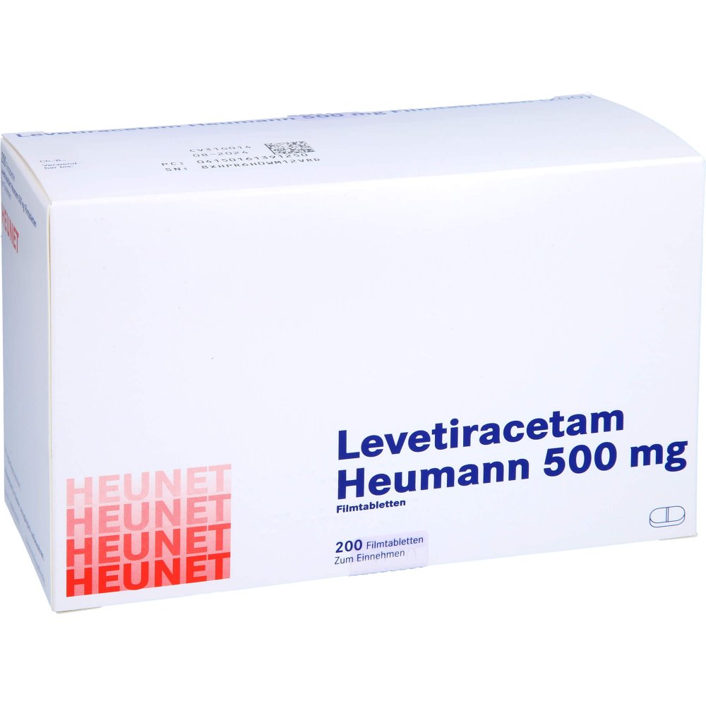 Levetiracetam Heumann 500 Mg Filmtabletten Net (200 stk)