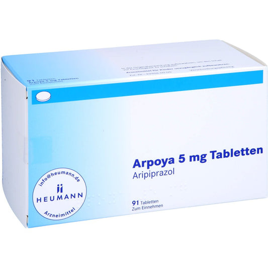 Das Produktfoto zeigt Arpoya 5 Mg Tabletten (91 stk) PZN 16197714