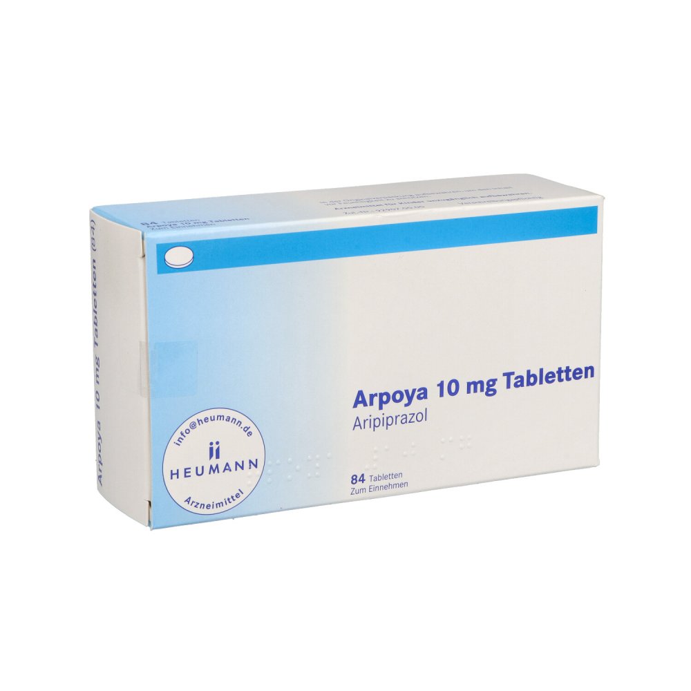Das Produktfoto zeigt Arpoya 10 Mg Tabletten (84 stk) PZN 16197737