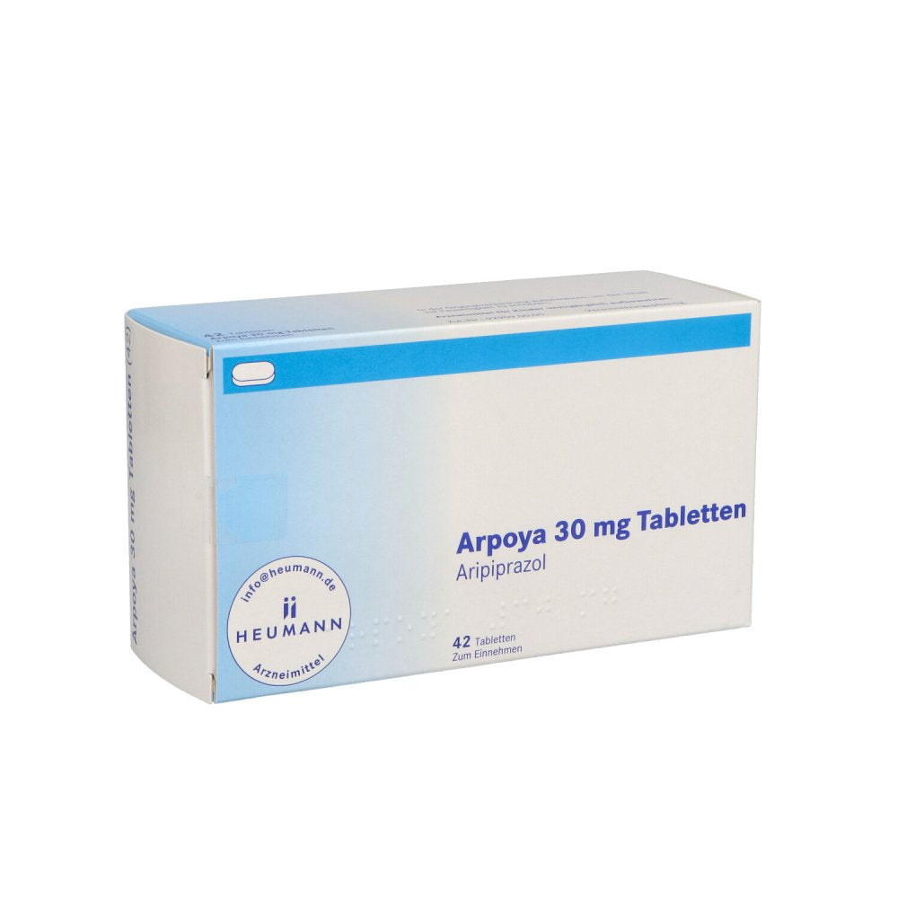 Das Produktfoto zeigt Arpoya 30 Mg Tabletten (42 stk) PZN 16197795