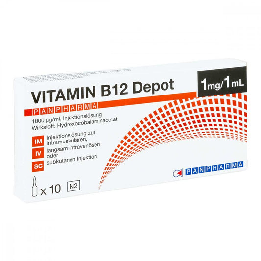 Vitamin B12 Depot Panpharma 1000 Μg/Ml Inj.-Lsg. (10X1 ml)
