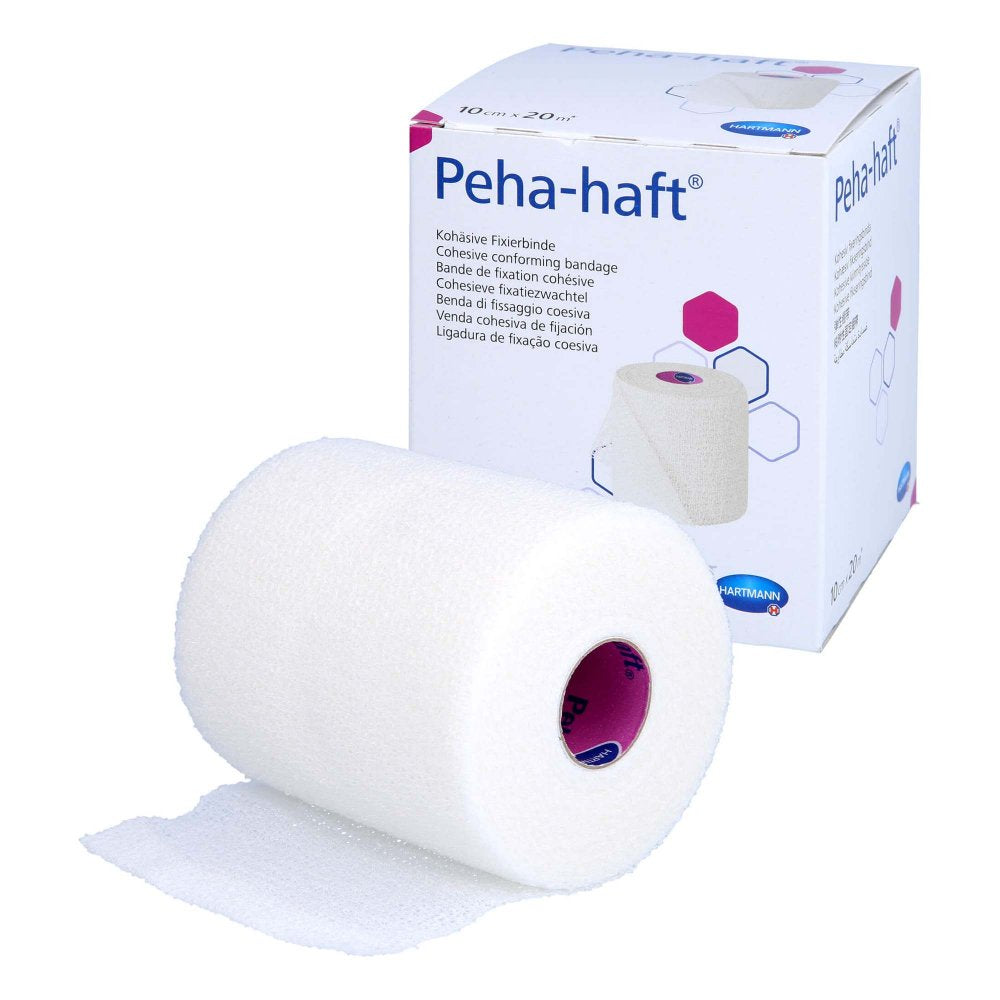 Das Produktfoto zeigt Peha-Haft Fixierbinde Latexfrei 10 Cmx20 M (1 stk) PZN 16205299