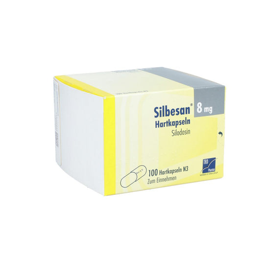 Das Produktfoto zeigt Silbesan 8 Mg Hartkapseln (100 stk) PZN 16205997