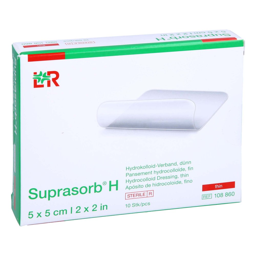 Suprasorb H Hydrokoll.Verb.Dünn 5x5 Cm (10 stk)