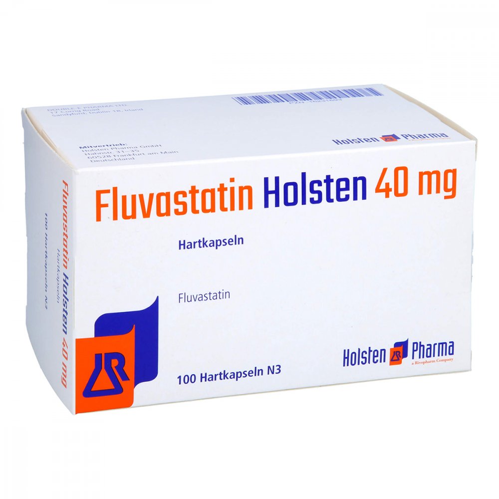 Fluvastatin Holsten 40 Mg Hartkapseln (100 stk)